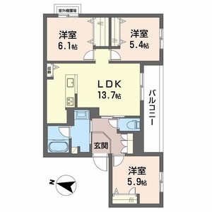 シャーメゾン　ル　リアン 0302号室