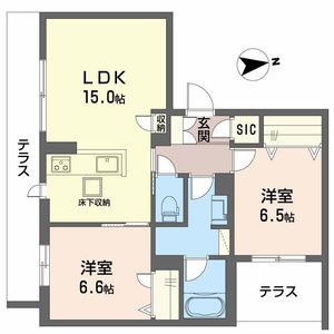 シャーメゾン　アンテナーティ　水尾 0102号室