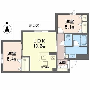 ヒュッゲ　コート 0103号室