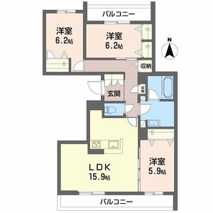 ヒュッゲ　コート 0201号室
