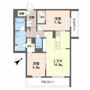 シャーメゾン　スイート森小路 0201号室