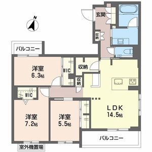 シャーメゾン　トレドゥース　甲南山手 0201号室