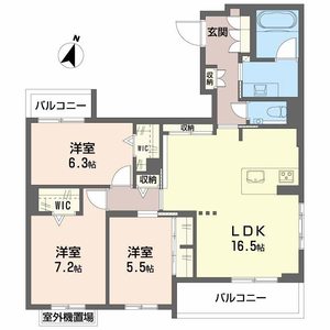 シャーメゾン　トレドゥース　甲南山手 0301号室