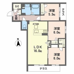 シャーメゾン　バルーンフラワー 0102号室