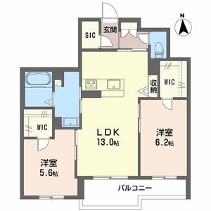 シャーメゾン　バルーンフラワー 0203号室