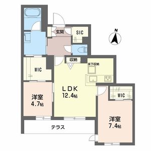 シャーメゾン　クレスティーク 0102号室