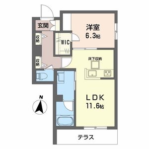 シャーメゾン　クレスティーク 0103号室
