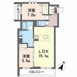 シャーメゾン　プリンスコート 0203号-15