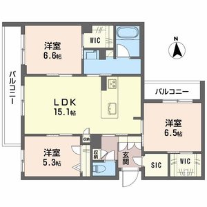 シャーメゾン・ラ・グランシェール 0306号室