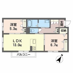 シャーメゾングレース堀止 0202号室