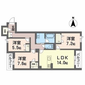 シャーメゾン　ウエストステイ 0303号室