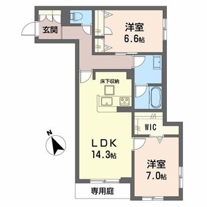 シャーメゾン岡田ハイテール 0101号室
