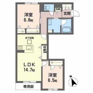 シャーメゾン岡田ハイテール 0105号室