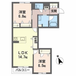シャーメゾン岡田ハイテール 0205号室
