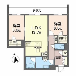 ＣＥＬＦＥＮＡ　宝塚・川面　ＨａｕｔＤｅＧａｍｍｅ 0105号室