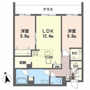 ＣＥＬＦＥＮＡ　宝塚・川面　ＨａｕｔＤｅＧａｍｍｅ 0106号室