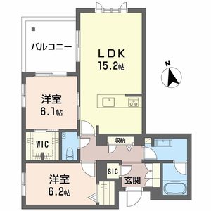 ＣＥＬＦＥＮＡ　宝塚・川面　ＨａｕｔＤｅＧａｍｍｅ 0203号室