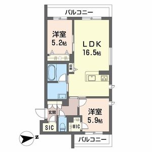 シャーメゾン　リシェス 0201号室