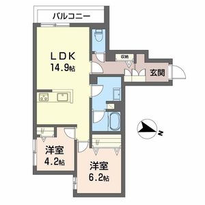 シャーメゾン　松永 0202号室