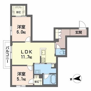 グリーンフィールド桃山 0205号室