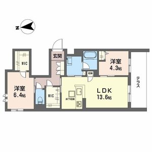 シャーメゾン　ブルーム　楠葉 0101号室