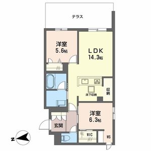 シャーメゾン　ブルーム　楠葉 0102号室