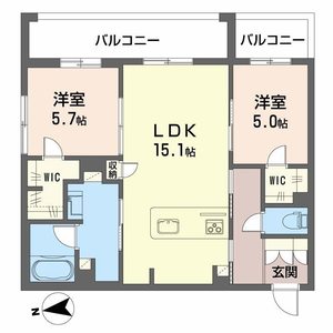シャーメゾン　ブルーム　楠葉 0303号室