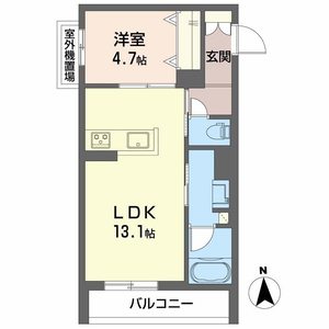 ユイロ中津 0305号室
