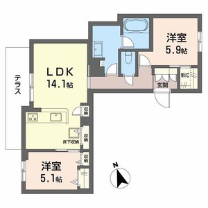 モノリス　天王寺 0101号室