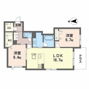 シャーメゾン東雲 0102号室