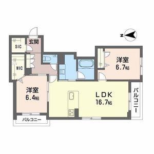 シャーメゾン東雲 0202号室