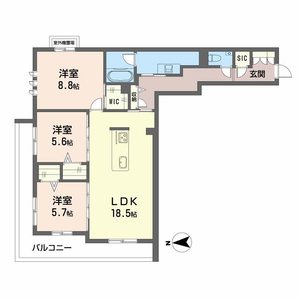 シャーメゾン東雲 0305号室