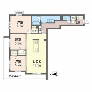 シャーメゾン東雲 0405号室