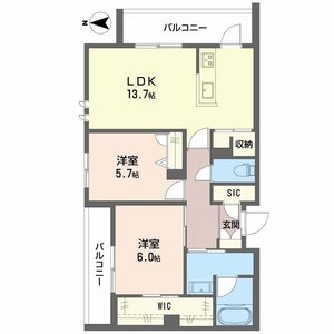 シャーメゾン門松 0201号室