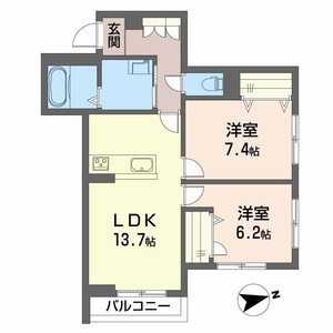 ベル　セレーノ【みらいエコ対象物件】 0203号室