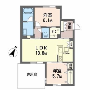 ルミエール勝【みらいエコ対象物件】 0102号室