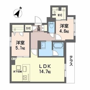 シャーメゾン　ヴィア　レクタ 0102号室