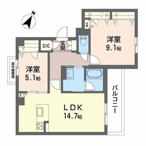 シャーメゾン　ヴィア　レクタ 0402号室