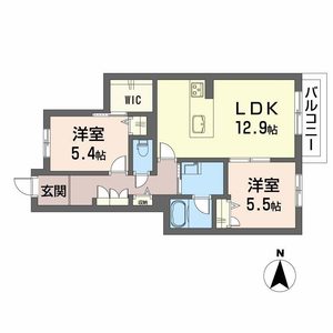 シャーメゾン　平城山 0202号室
