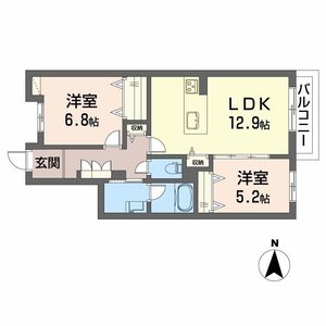 シャーメゾン　平城山 0203号室