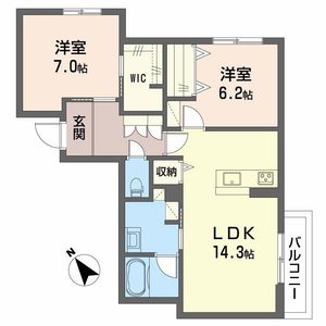 シャーメゾン　ミモザ 0201号室