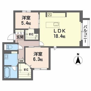 丸正・シャーメゾン京町 0201号室