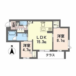 シャーメゾン清華 0102号室