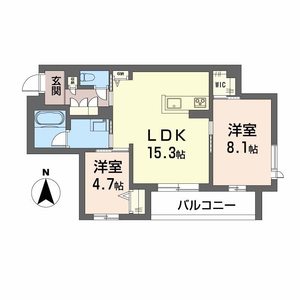 シャーメゾン清華 0202号室