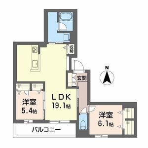 シャーメゾン清華 0203号室