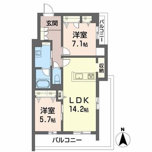 シャーメゾン　シルヴァン 0201号室