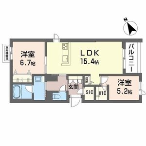 ナカナカ　スクエア 0201号室