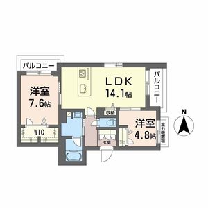 シャーメゾン竹田 0203号室