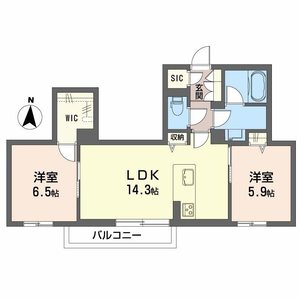 セントリビエレジデンス　学園前 0202号室