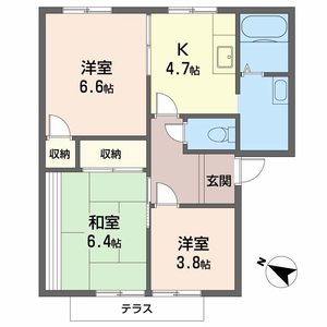 ドミール指月 0102号室